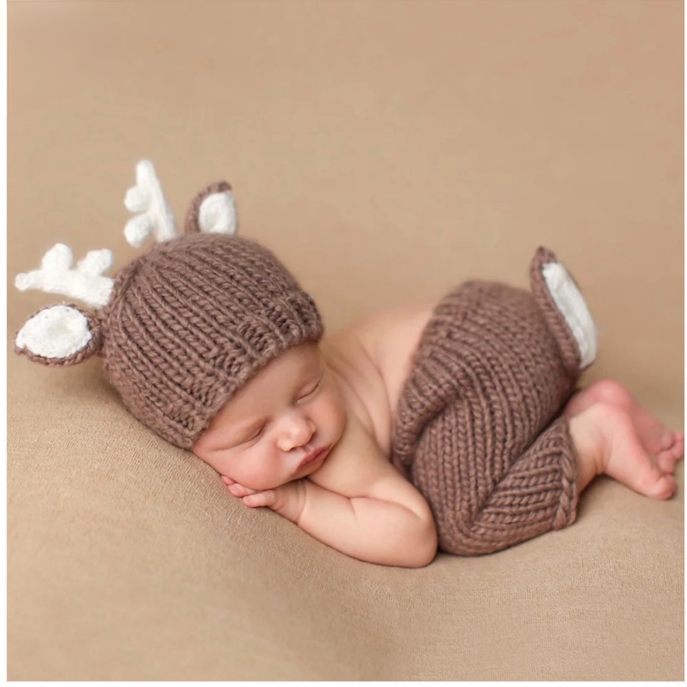 The Blueberry Hill‎ | Hartley Deer Hat & Pant Newborn Set